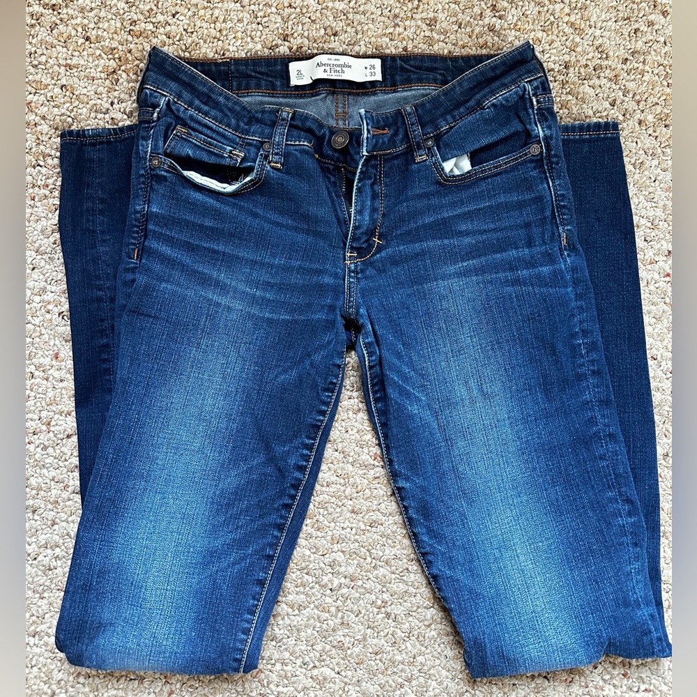 Abercrombie & Fitch Blue Skinny Jeans